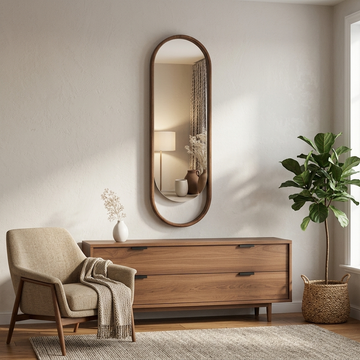 Orvia Teak Wood Mirror