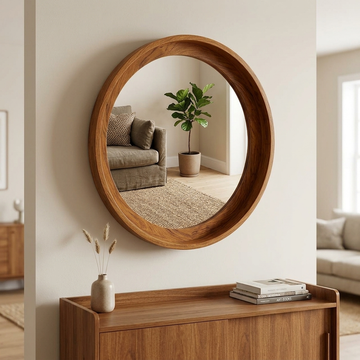 Purewood Teak Wood Mirror