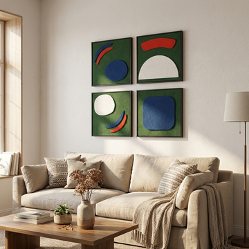 Modern Mosaic wall decor ( Set of 4 )
