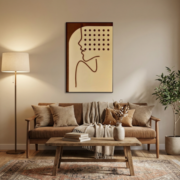 Face of Form wall decor