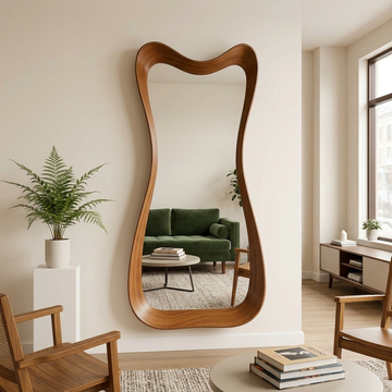 Lawrwnce Teak Wood Mirror