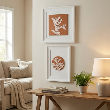Terracotta Bloom wall decor