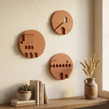 Terracotta Tales wall decor ( Set of 3 )