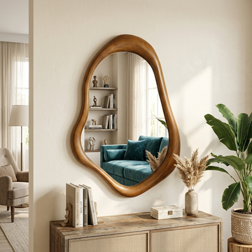 20 Ember Teak wood Mirror