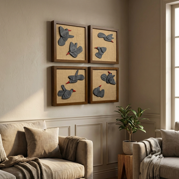 Whirlwind Wings wall decor ( Set of 4 )