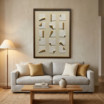 Golden Edges wall decor
