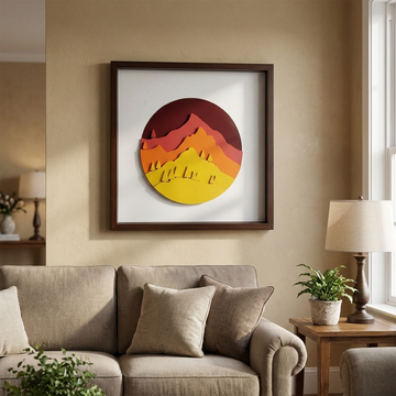 Mountain wall Decor