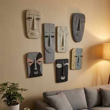 Faces of Silence wall decor