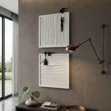 Silent Struggle wall arts ( Set of Two )