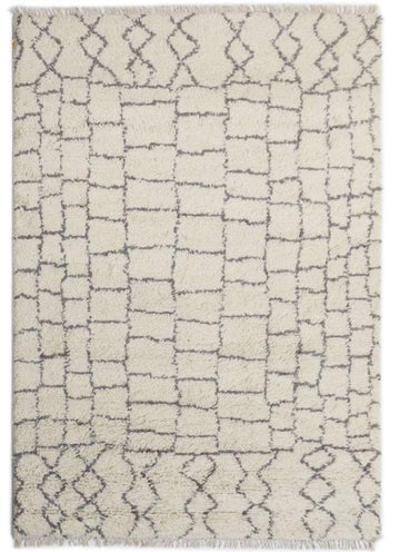 Cream New Zealand Wool Rug