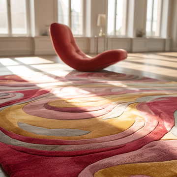 Flame Swirl rugs