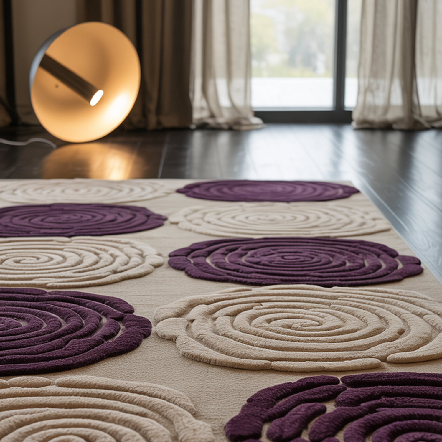 Floral Spiral Rugs