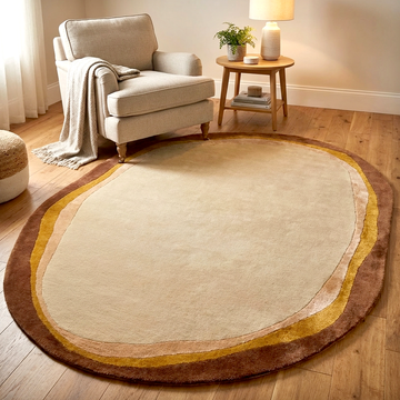 Shades of Brown Tufted rug