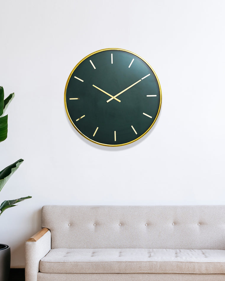 Alanso Wall Clock - Dark Green