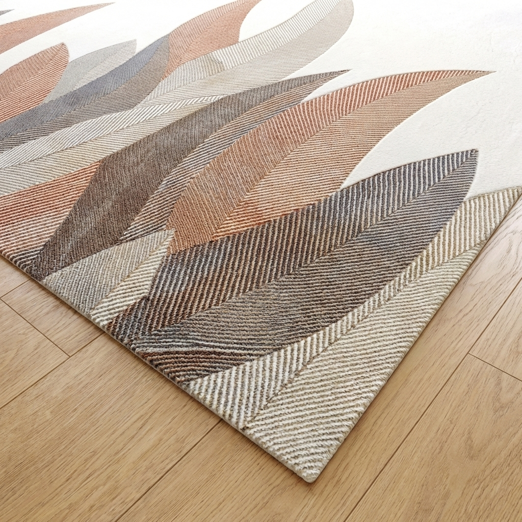 Feathered Rug Feathered Grace Tufted rug