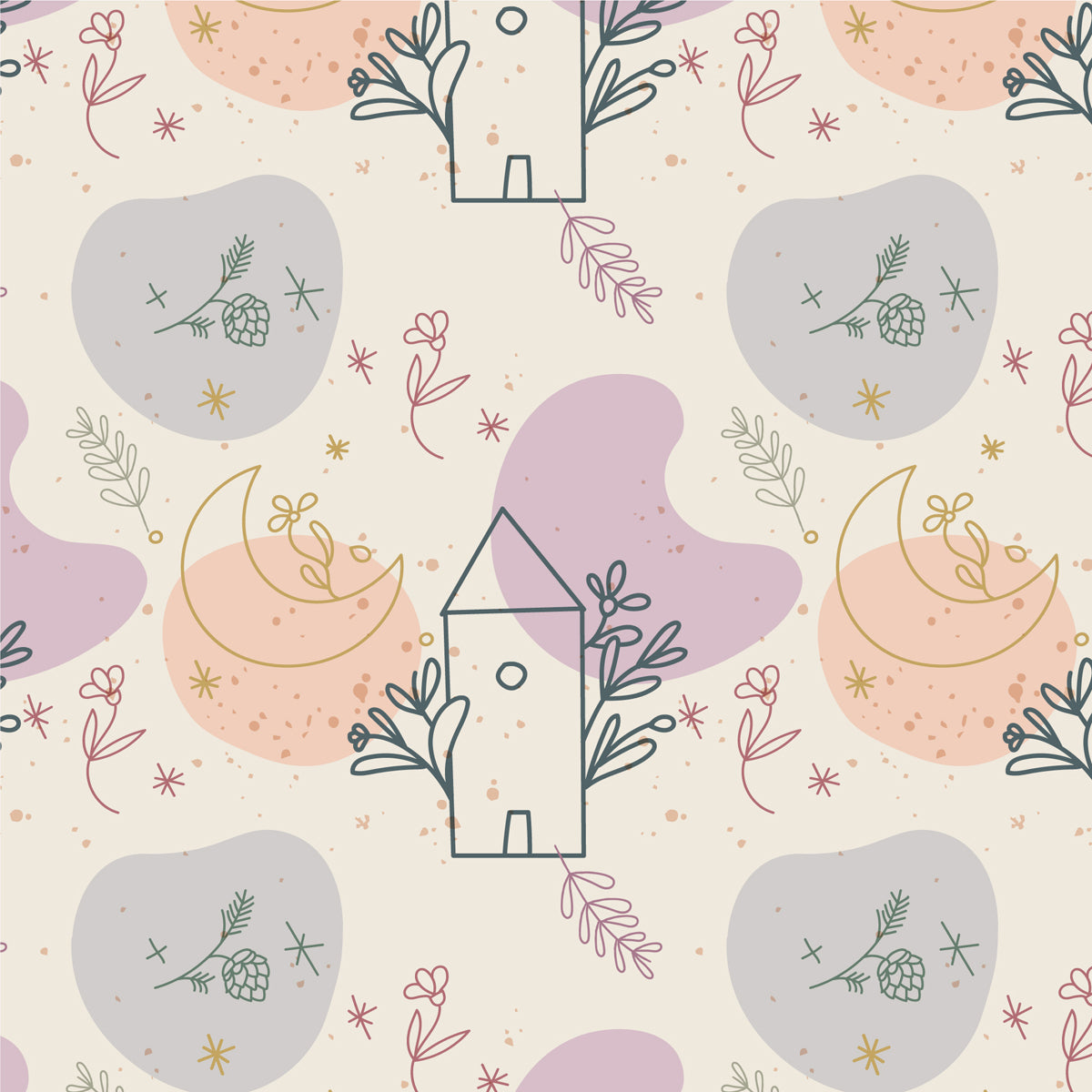 Whimsical Dreams Wallpaper Roll (57 sq.ft)