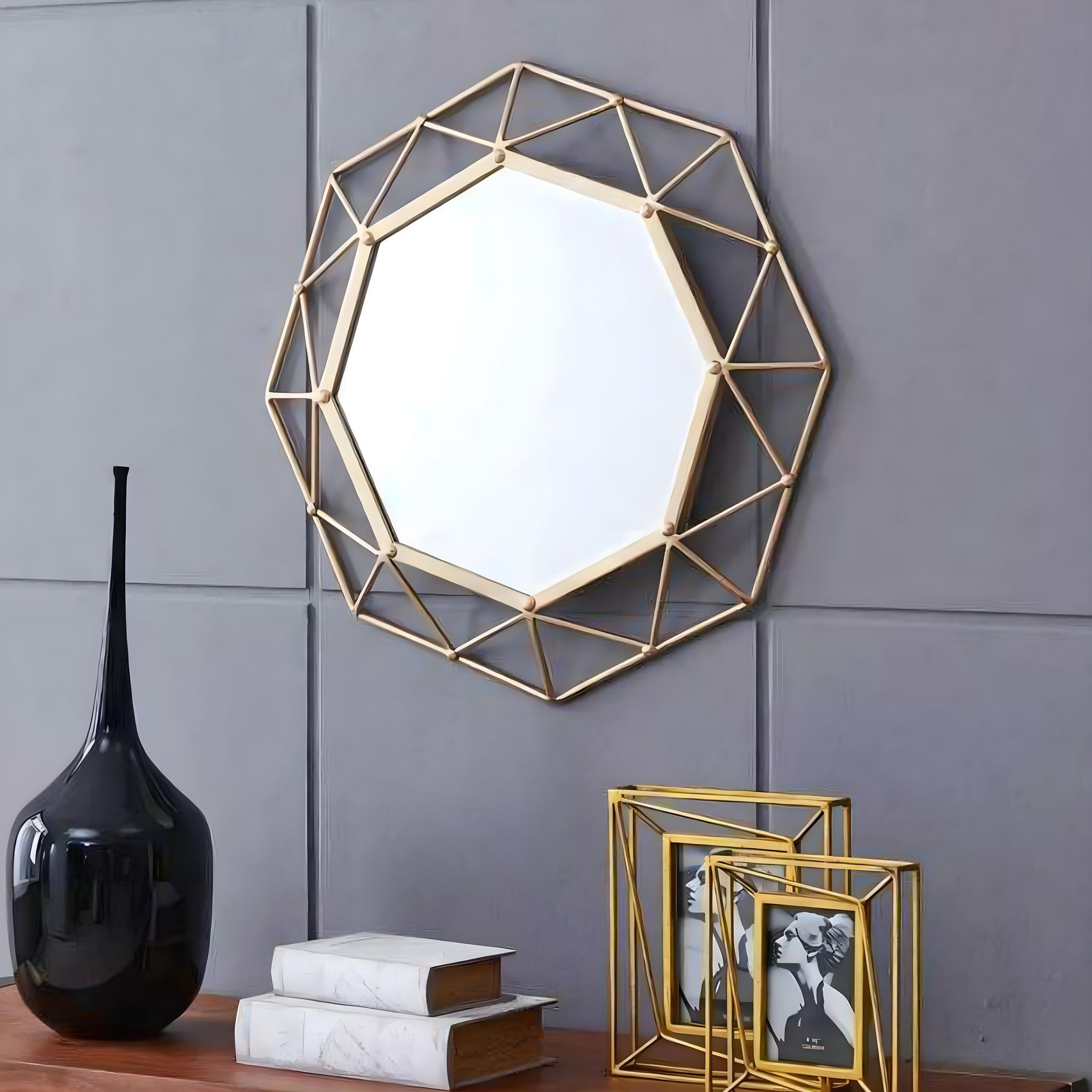 Minimalist Glow wall Mirror