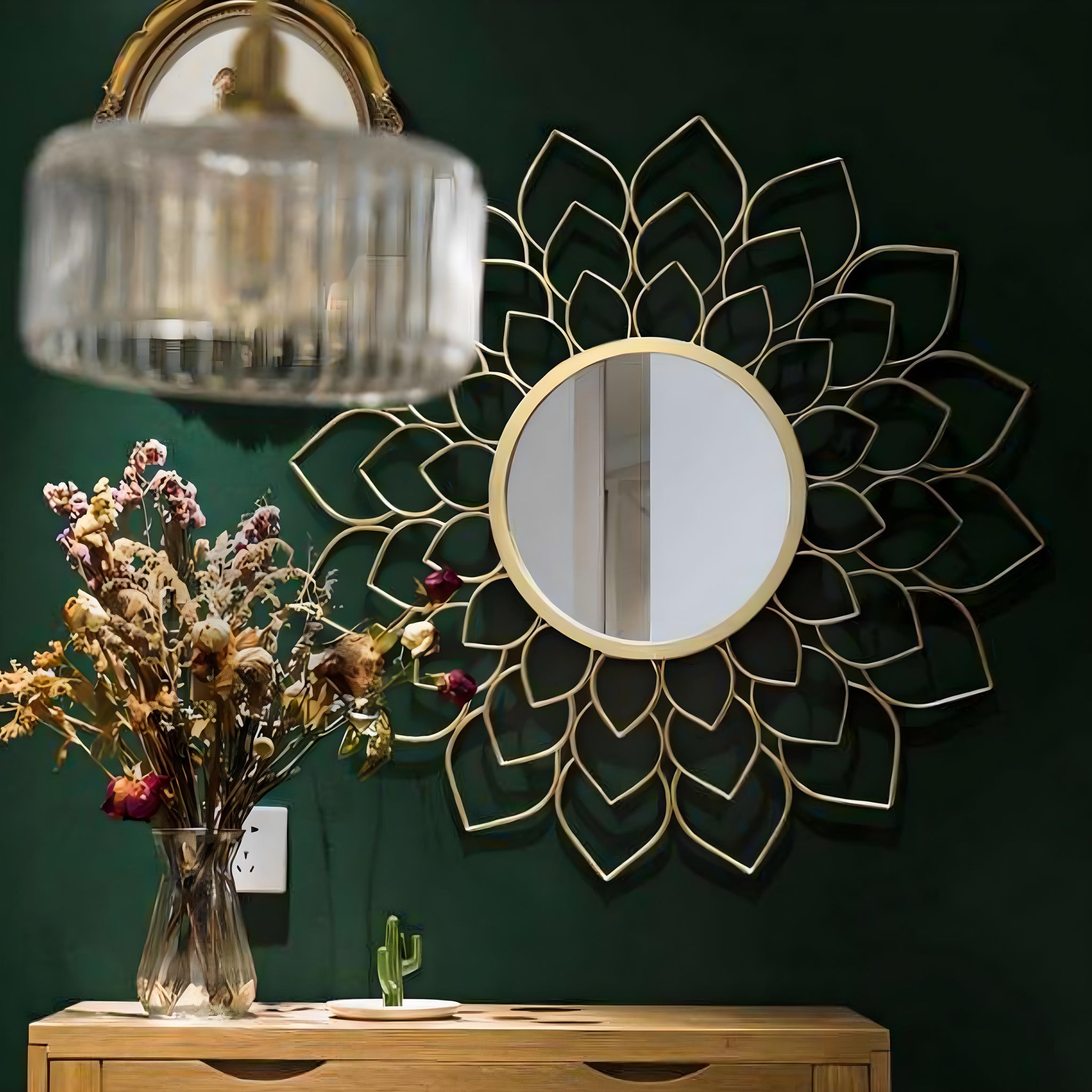 Lotus Blossom wall Mirror