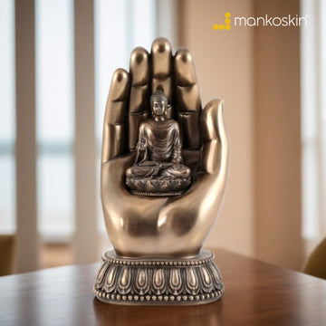 Buddha in palm