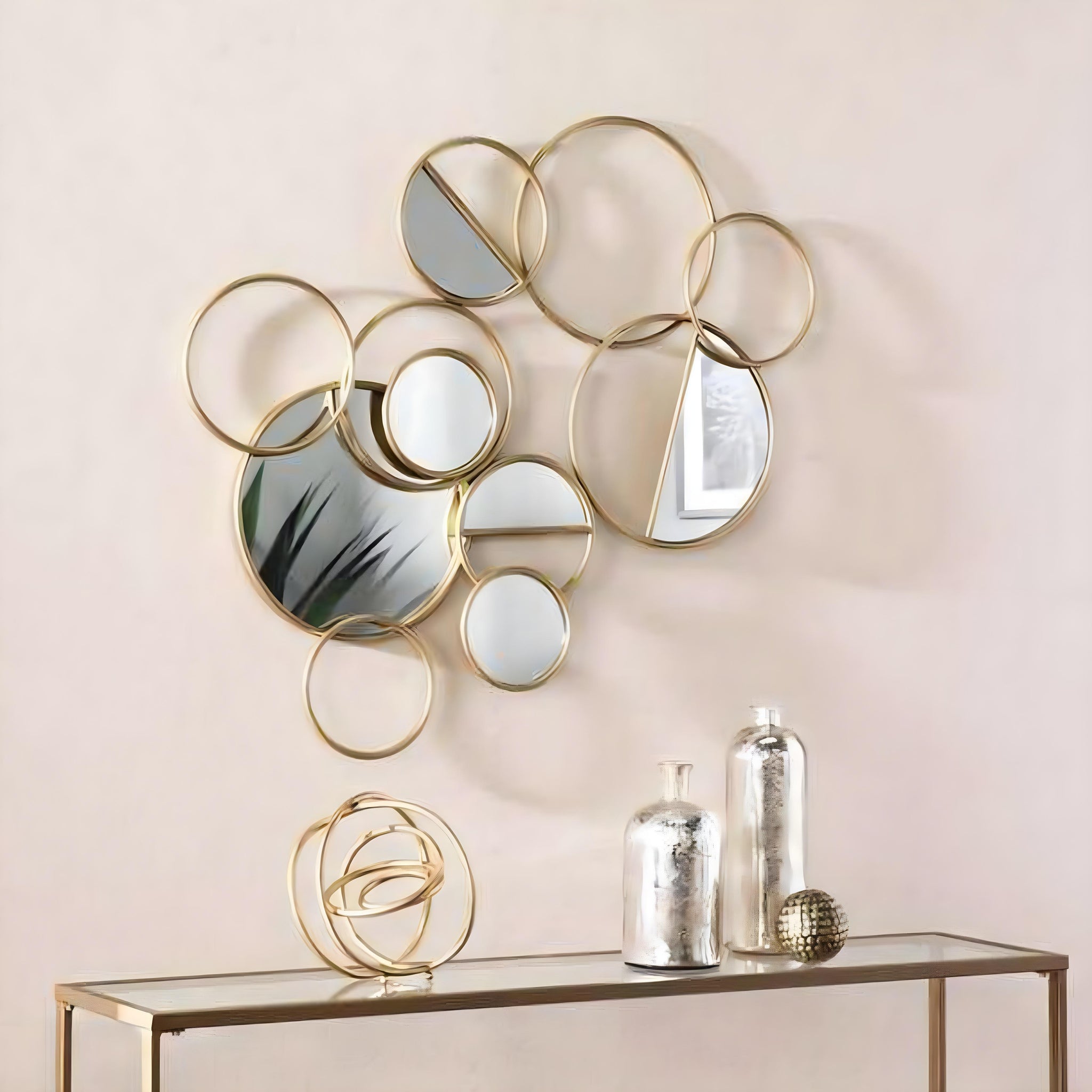 Infinity Rings Wall Mirror