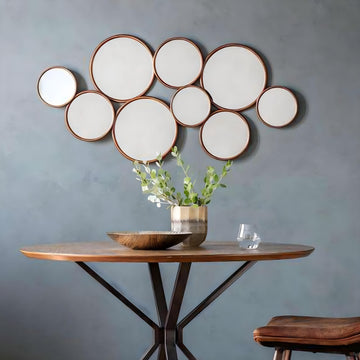 Serenity Circles Wall Mirror