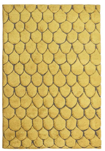 Gold Blended wool Rug