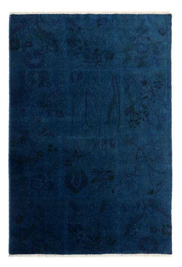 Blue Blended Wool Rug
