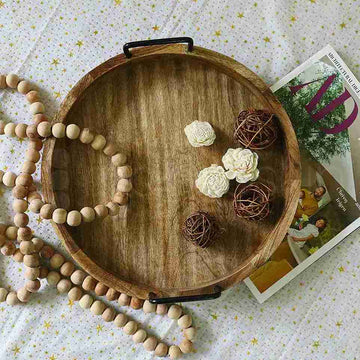 Wooden Round tray