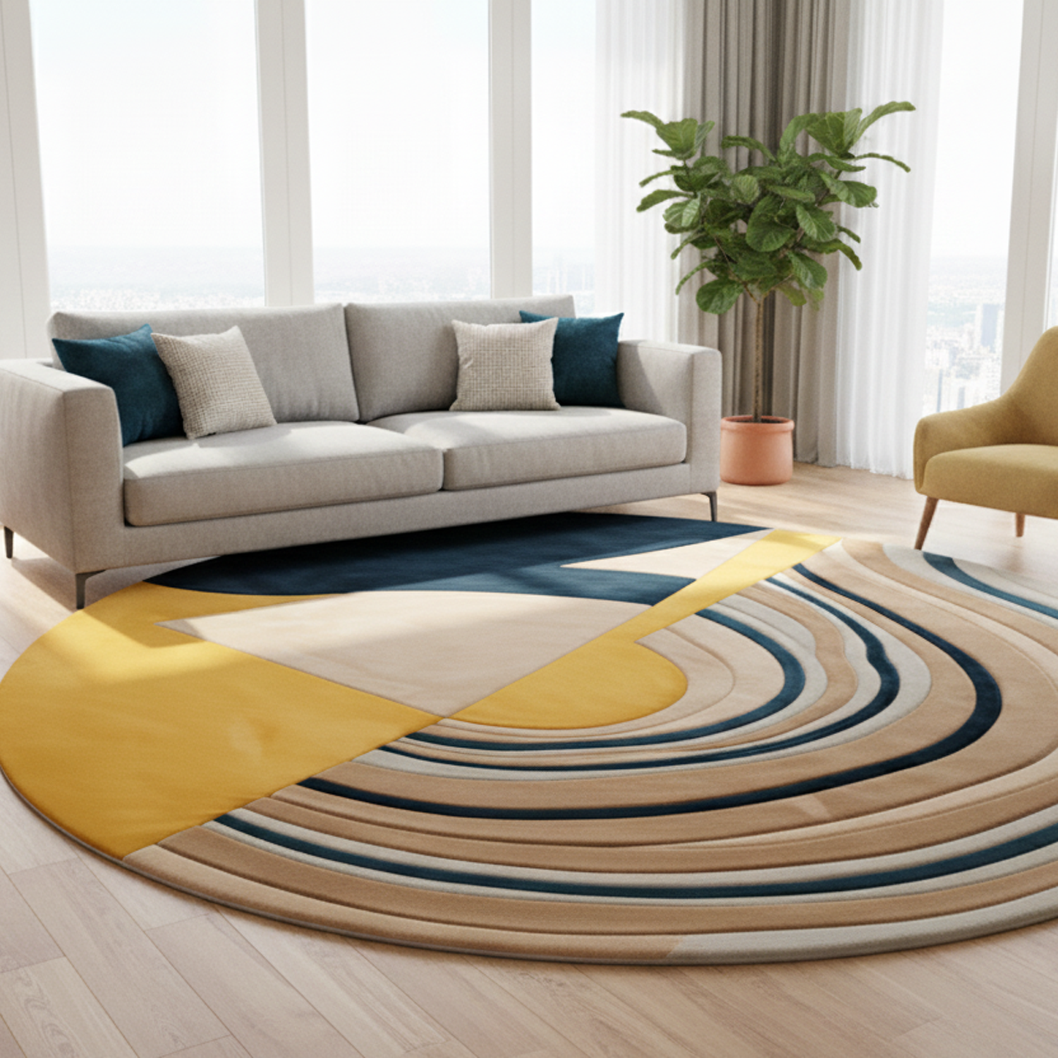 Solar Wave Rugs