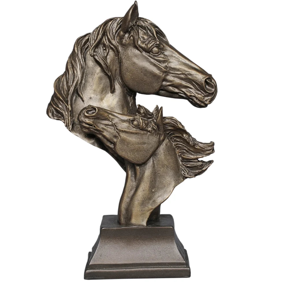 Horse Head Decorative Showpiece – Brown