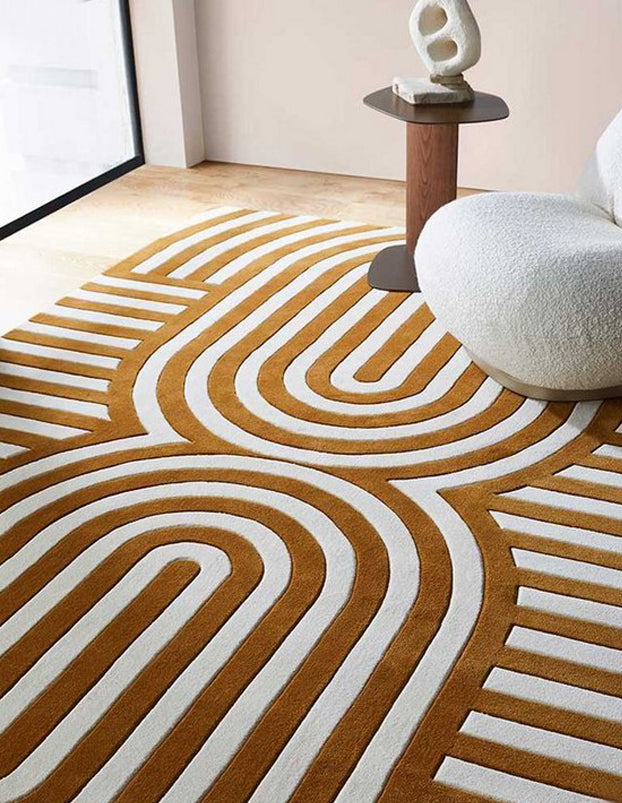 Abstract Swirl Tufted rug