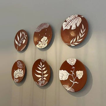 Nature on Clay wall decor single plate