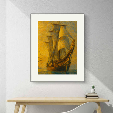 Sailing Ship Art frame