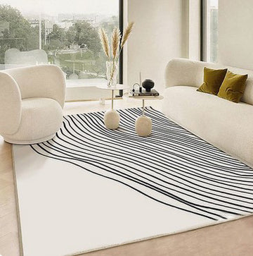 Minimalist lines Tufted rug