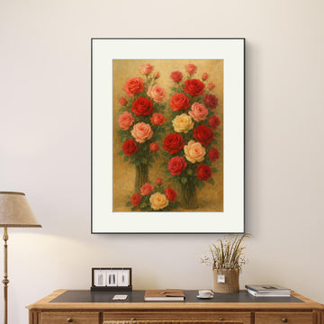 Rose Bouquets Art frame