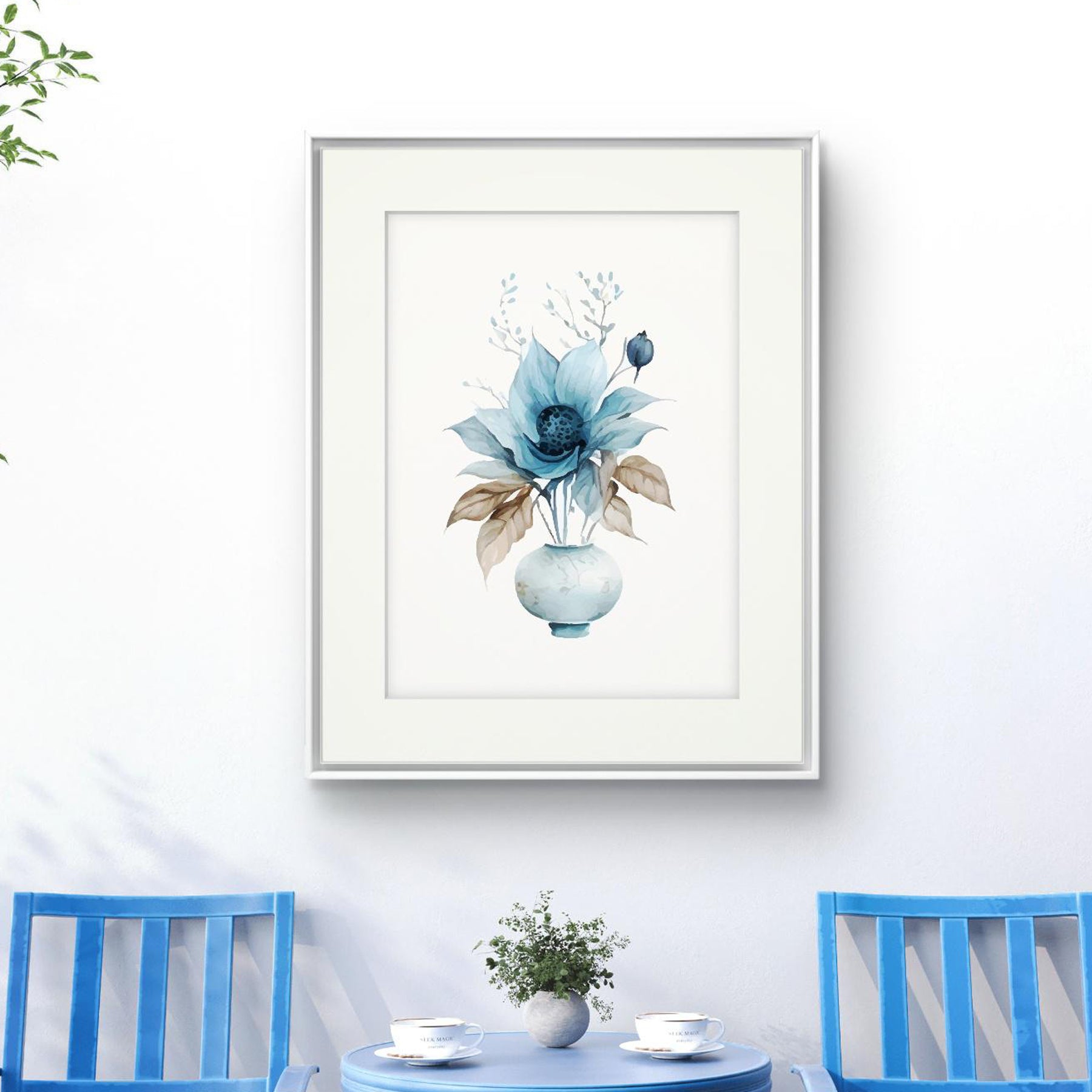 Azure Bloom Art frames