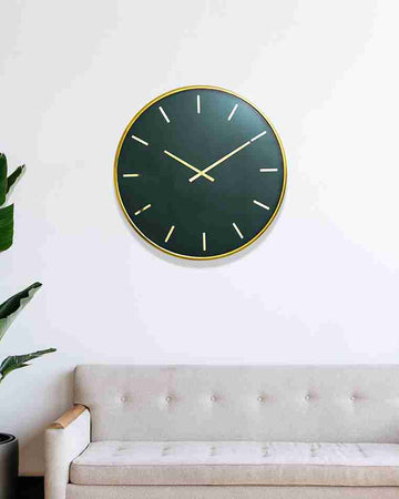 Alanso Wall Clock -Dark Green