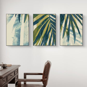 Palm Serenity Trio art frames set of 3