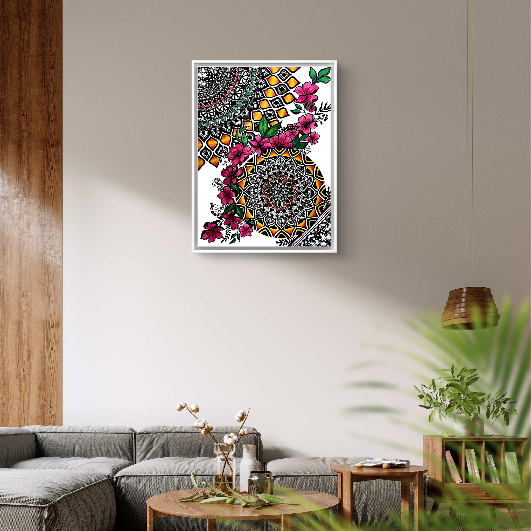 Mandala art photo frames