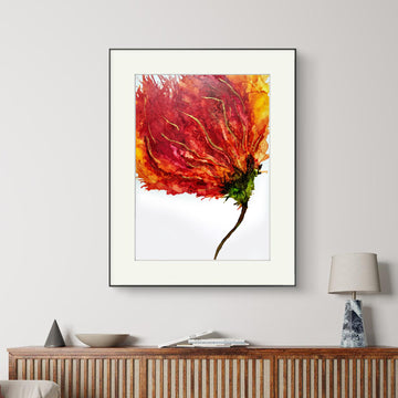 Flames & Petals Art Frame