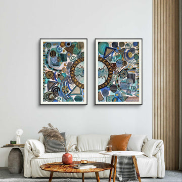 Gildes whirl art frames set of 2