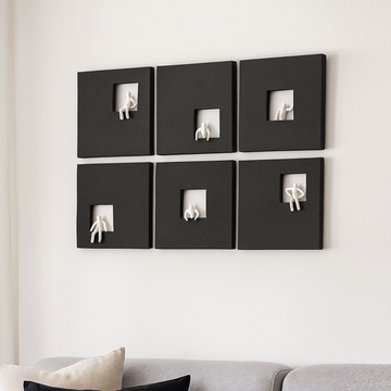 Minimal Moods wall decor ( Set of 6 )