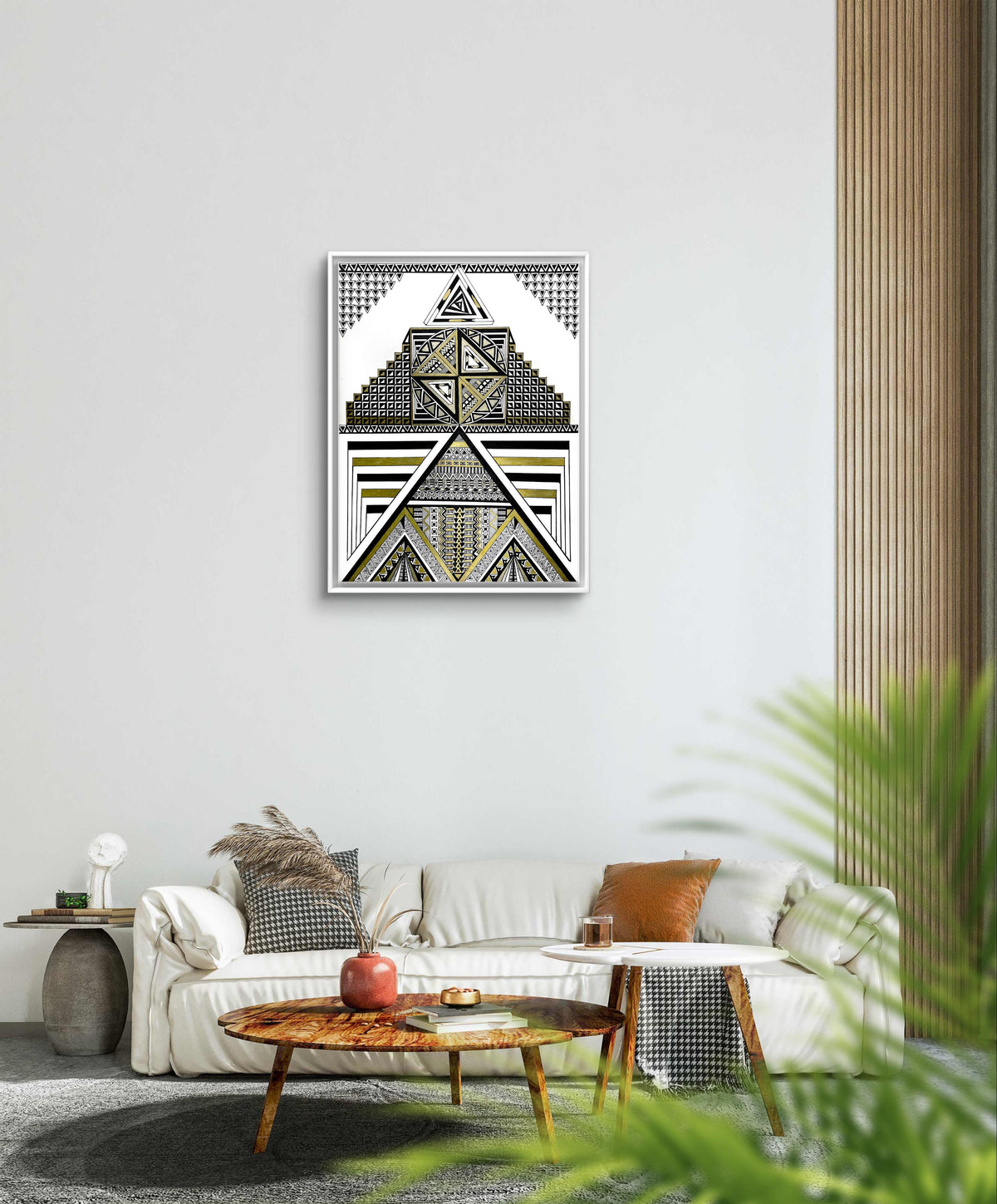 Geometric Patterned Photframe Geometric art photo frames