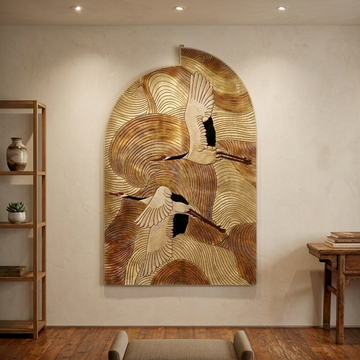 Golden Heron Tufted rug