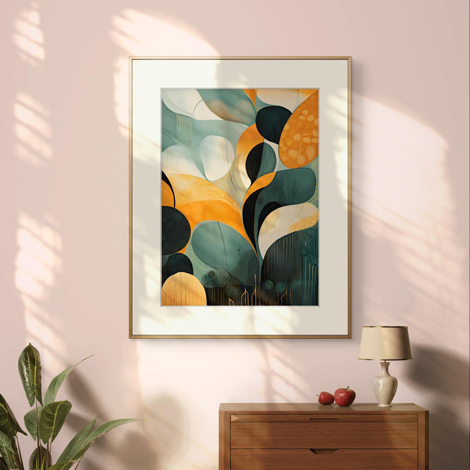 Pretty Abstract Frames Abstract-flowers art frames