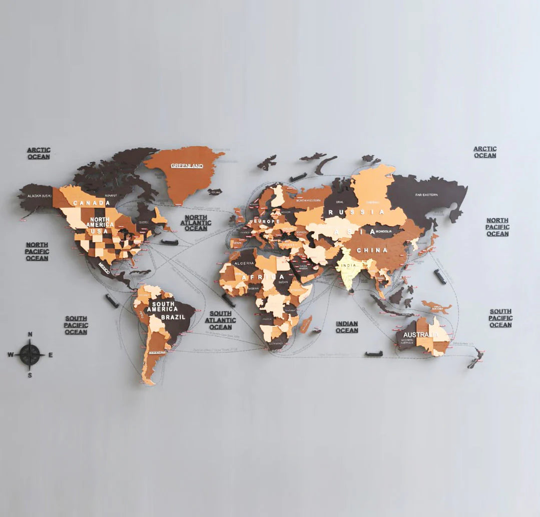 3D World Map