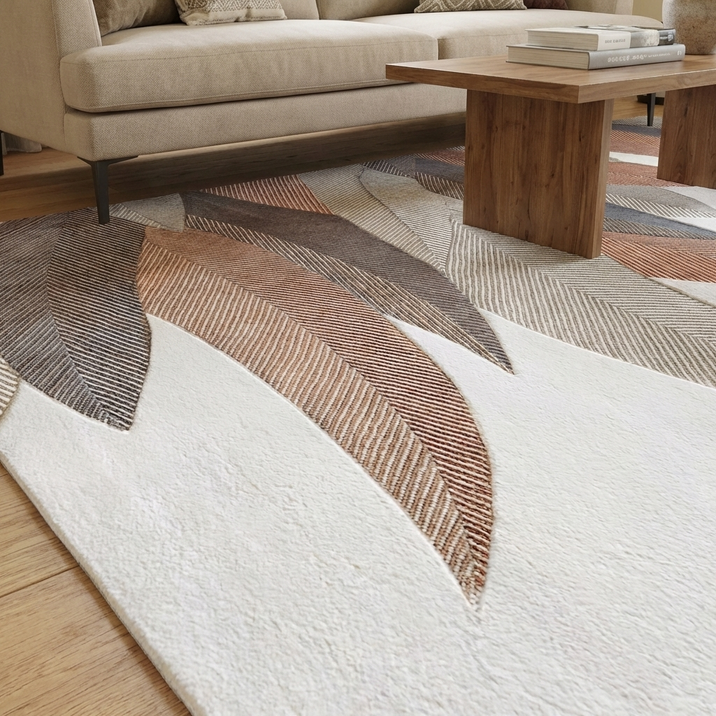 Feathered Rug Feathered Grace Tufted rug
