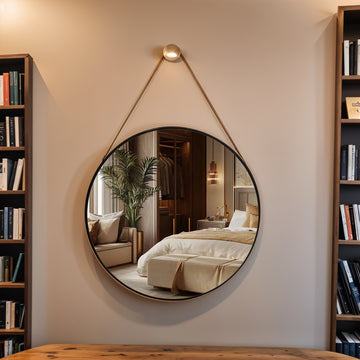 Belt wall mirror