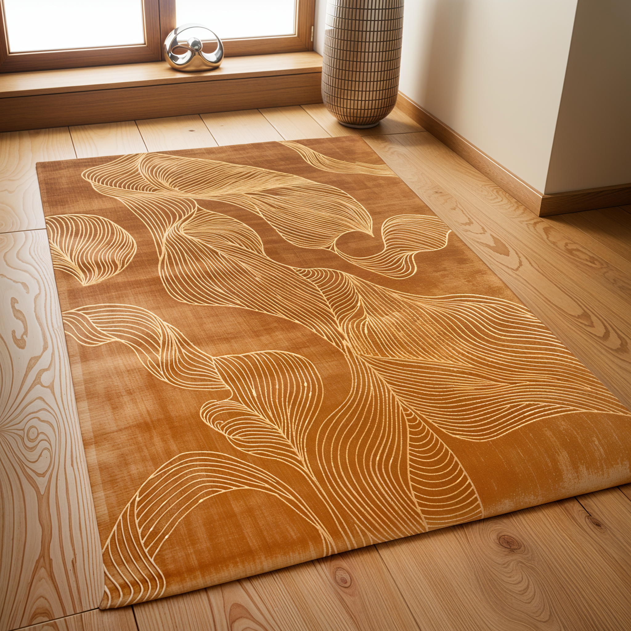 Fern Pattern Rug Golden Fern Rugs