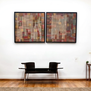 Parallel Whispers wall decor